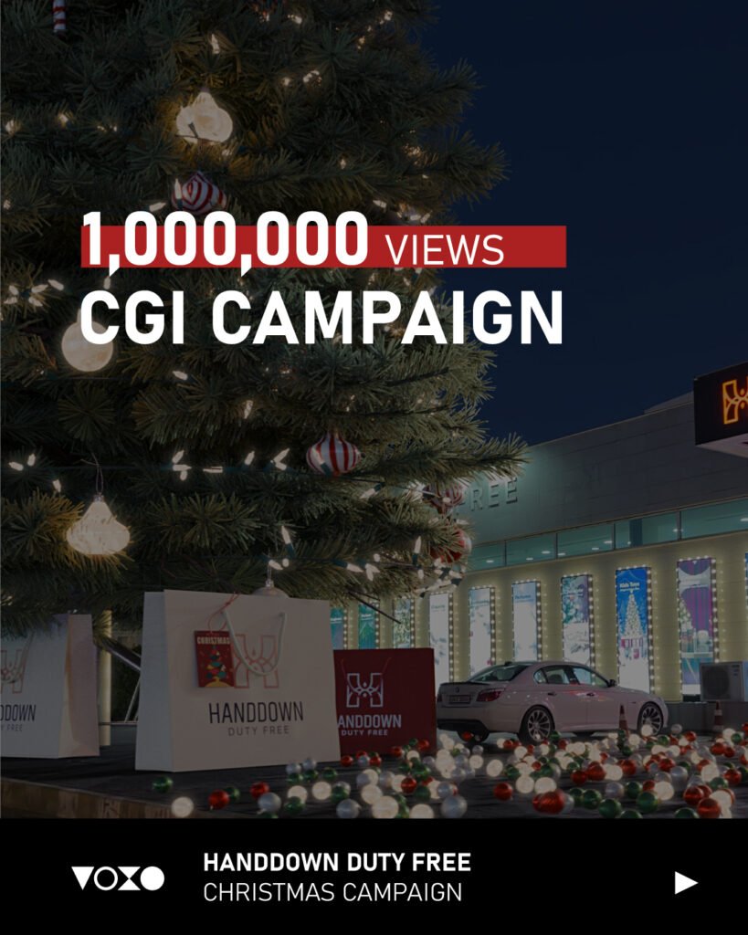 voxo design CGI Campaign Erbil Duty Free